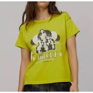 Daydreamer The Cut Rhinestone Graphic Tee Small NWT Cotton Vintage Fit